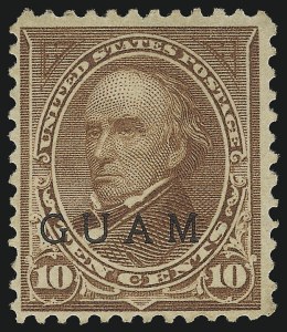 Sale 1068, Lot 718, U.S. Possessions: DWI thru Guam