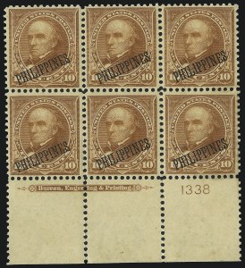 Sale 1068, Lot 729, U.S. Possessions: Philippines, thru 1926