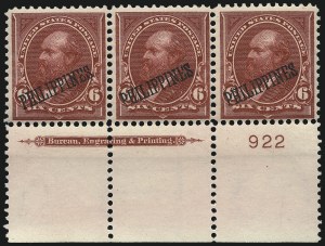 Sale 1068, Lot 732, U.S. Possessions: Philippines, thru 1926