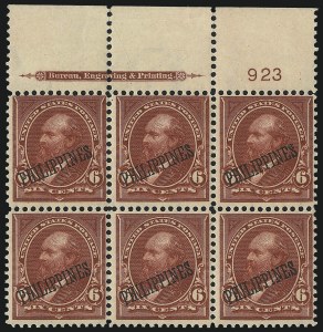 Sale 1068, Lot 734, U.S. Possessions: Philippines, thru 1926