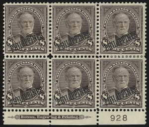 Sale 1068, Lot 737, U.S. Possessions: Philippines, thru 1926