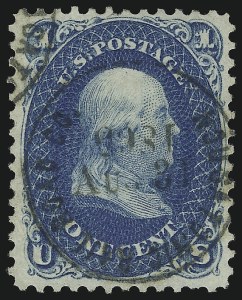 Sale 1068, Lot 74, Specialized 1c 1861-66 Issue