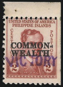 Sale 1068, Lot 782, U.S. Possessions: Philippines, 1934-43