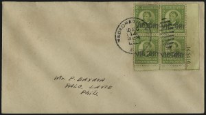 Sale 1068, Lot 785, U.S. Possessions: Philippines, 1934-43