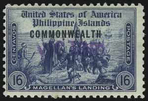 Sale 1068, Lot 796, U.S. Possessions: Philippines, 1934-43