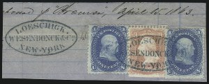 Sale 1068, Lot 81, Specialized 1c 1861-66 Issue