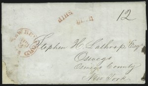 Sale 1068, Lot 870, Hawaii: Stampless thru 1868 Kamehameha III Issues