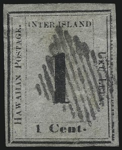 Sale 1068, Lot 894, Hawaii: 1859-65 Numeral Issues