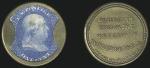 Sale 1068, Lot 90, Civil War Encased Postage