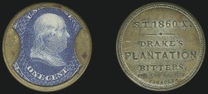 Sale 1068, Lot 91, Civil War Encased Postage