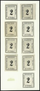 Sale 1068, Lot 925, Hawaii: 1859-65 Numeral Issues
