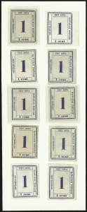 Sale 1068, Lot 932, Hawaii: 1859-65 Numeral Issues
