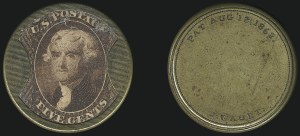 Sale 1068, Lot 94, Civil War Encased Postage