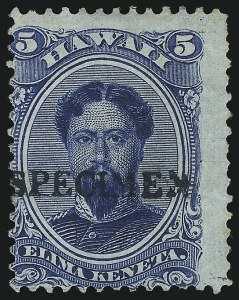 Sale 1068, Lot 945, Hawaii: 1861 thru Royal Portraits Issues