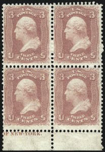 Sale 1068, Lot 99, 1861-68 Issues and 1875 Re-Issue