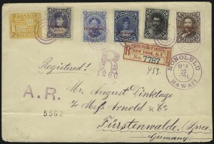 Sale 1068, Lot 990, Hawaii: 1893 Provisional Ovpts.