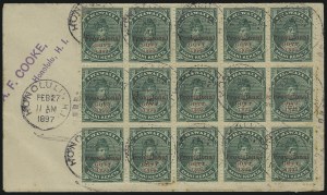 Sale 1068, Lot 991, Hawaii: 1893 Provisional Ovpts.