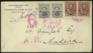 Sale 1068, Lot 997, Hawaii: 1893 Provisional Ovpts.