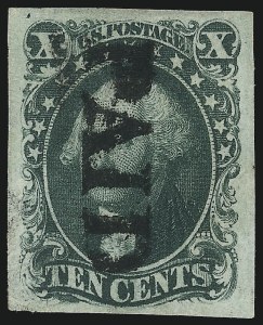 Sale 1074, Lot 503, 5c-10c 1851 Issue (Scott 12-16)