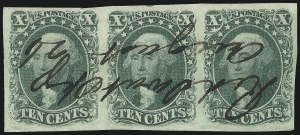 Sale 1074, Lot 507, 5c-10c 1851 Issue (Scott 12-16)