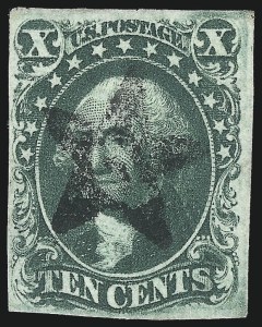 Sale 1074, Lot 513, 5c-10c 1851 Issue (Scott 12-16)