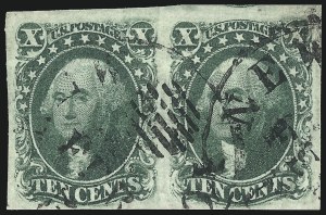 Sale 1074, Lot 522, 5c-10c 1851 Issue (Scott 12-16)