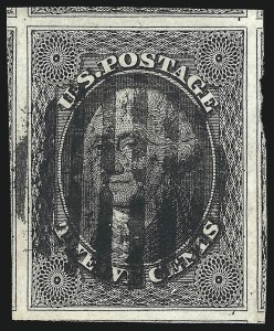 Sale 1074, Lot 524, 12c 1851 Issue (Scott 17)