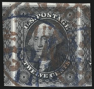 Sale 1074, Lot 525, 12c 1851 Issue (Scott 17)