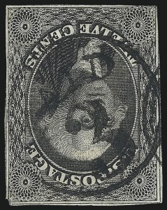 Sale 1074, Lot 536, 12c 1851 Issue (Scott 17)