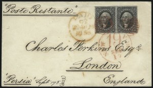 Sale 1074, Lot 544, 12c 1851 Issue (Scott 17)