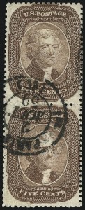 Sale 1074, Lot 559, 5c 1857-60 Issue (Scott 27-30A)