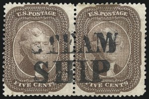 Sale 1074, Lot 560, 5c 1857-60 Issue (Scott 27-30A)