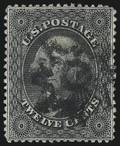 Sale 1074, Lot 609, 12c-24c 1857-60 Issue (Scott 36-37)
