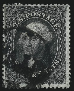 Sale 1074, Lot 623, 12c-24c 1857-60 Issue (Scott 36-37)