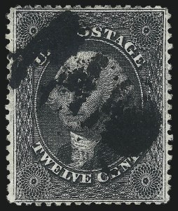 Sale 1074, Lot 624, 12c-24c 1857-60 Issue (Scott 36-37)