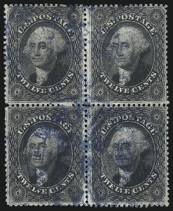 Sale 1074, Lot 628, 12c-24c 1857-60 Issue (Scott 36-37)