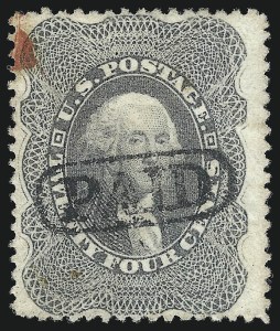 Sale 1074, Lot 631, 12c-24c 1857-60 Issue (Scott 36-37)