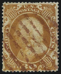 Sale 1074, Lot 653, 30c-90c 1857-60 Issue (Scott 38-39)