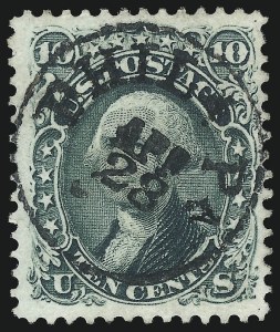 Sale 1074, Lot 679, 10c 1861 Issue (Scott 68)