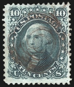 Sale 1074, Lot 684, 10c 1861 Issue (Scott 68)