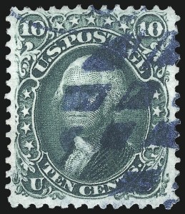 Sale 1074, Lot 692, 10c 1861 Issue (Scott 68)