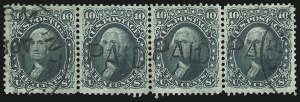 Sale 1074, Lot 699, 10c 1861 Issue (Scott 68)