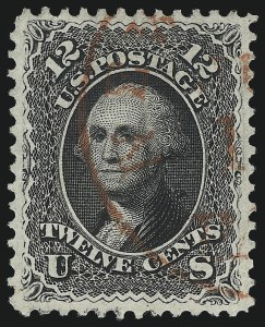 Sale 1074, Lot 702, 12c 1861 Issue (Scott 69)