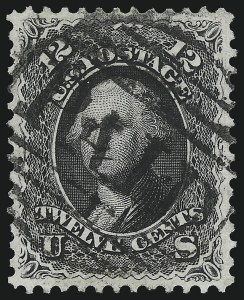 Sale 1074, Lot 705, 12c 1861 Issue (Scott 69)
