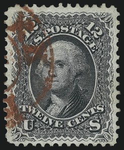 Sale 1074, Lot 714, 12c 1861 Issue (Scott 69)