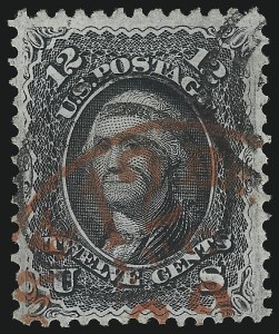 Sale 1074, Lot 715, 12c 1861 Issue (Scott 69)