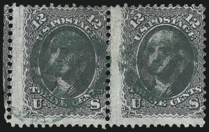 Sale 1074, Lot 723, 12c 1861 Issue (Scott 69)