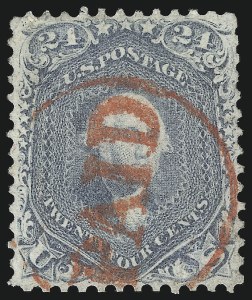 Sale 1074, Lot 751, 24c Lilac, Steel Blue, Violet Shades, 1861 Issue (Scott 70-70d)
