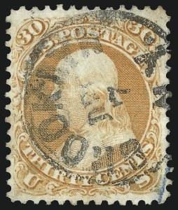 Sale 1074, Lot 765, 30c 1861 Issue (Scott 71)