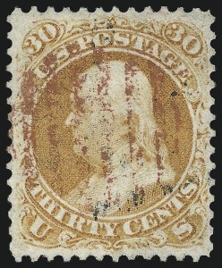 Sale 1074, Lot 771, 30c 1861 Issue (Scott 71)